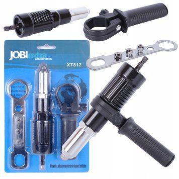 Заклепочник адаптер на дриль шуруповерт JOBI XT812 11723268804 фото