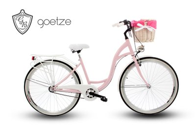Жіночий міський велосипед GOETZE Classic 28 3 швидкості + кошик 7381674184 фото