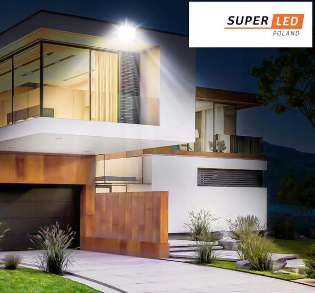 Прожектор светодиодный 30 Вт с датчиком движения Super LED 3300 Lm 16913951619 фото