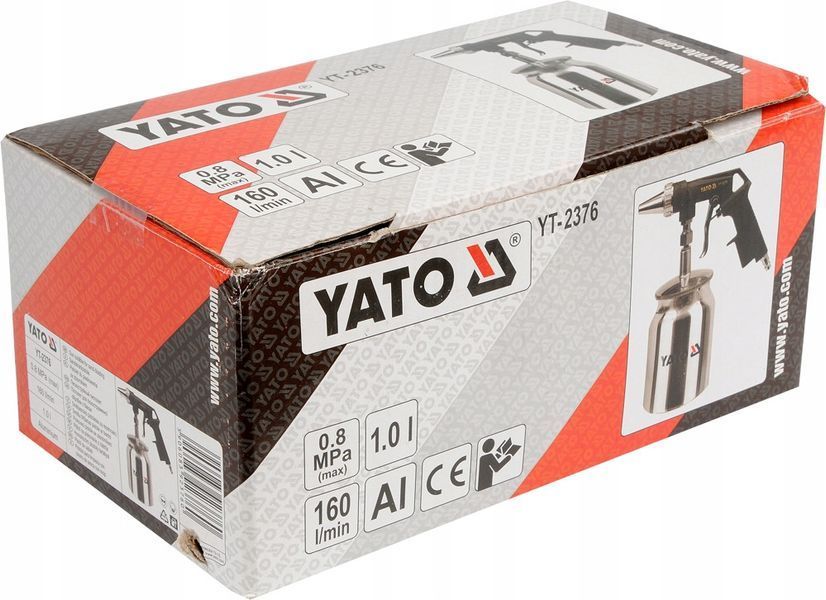 Пескоструйный пистолет 1L YATO YT-2376 6964376954 фото