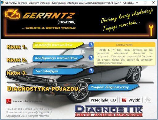 Діагностичний інтерфейс VAG Super Commander 2.9 K+CAN+TP 89-2009 6463608500 фото