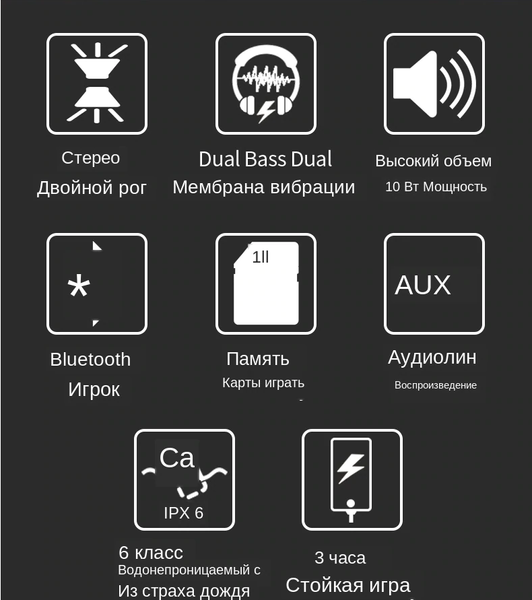 Портативна Bluetooth-колонка TG113 32984143053 фото