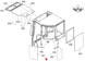 Скло бокове переднє міні екскаватора John Deere 26G, 35G, 50G YD00004966 фото 2