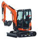 Стекло двери левое верхнее мини экскаватора Kubota U27-4 RH418-46930 фото 2