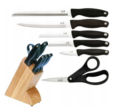 Набір ножів Fiskars Kitchen Devils 5шт. 12309068599 фото