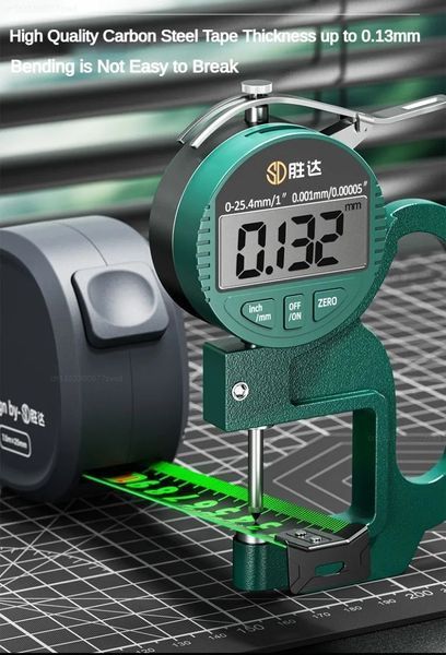 Рулетка самоблокуюча сталева 5 м 344705-2 фото