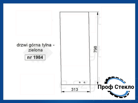 Скло екскаватор CAT M313D M318D Soilmec SF65 - розсувні двері верхньої частини спини 1984 фото