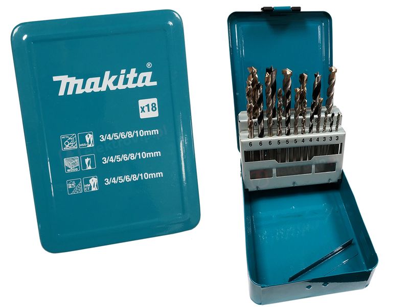 Сверла Makita D-46202 набор 18шт. 7030037438 фото