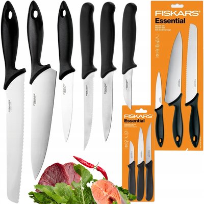 Набір ножів Fiskars Essential 6шт. 9632429685 фото