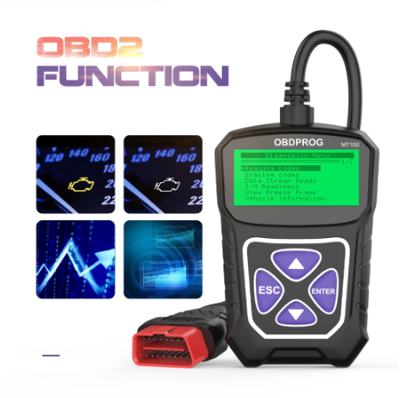 Автомобільний діагностичний сканер OBDPROG MT100 OBD2 4001349711618 фото