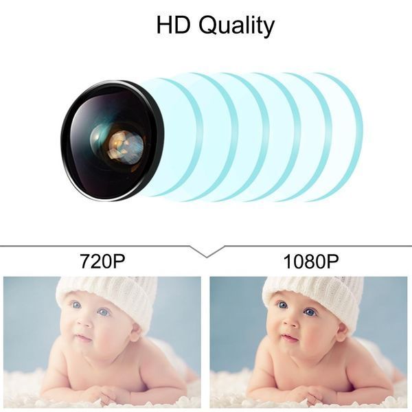 Wi-Fi радионяня с камерой 1080P HD двухстороннее аудио ночное видение домашняя безопасность + карта памяти 32G 4000098340754 фото