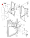Скло двері верхнє міні екскаватора John Deere 26G, 35G, 50G, 60G YD00004960 фото 2