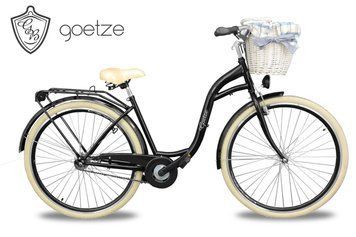 Жіночий міський велосипед GOETZE Style LTD 28 3 швидкості + кошик 5836128272 фото