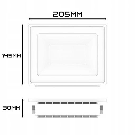 Прожектор SmartLED Slim білий нейтральний 4500 лм 50 Вт 175х130мм 7650689262 фото