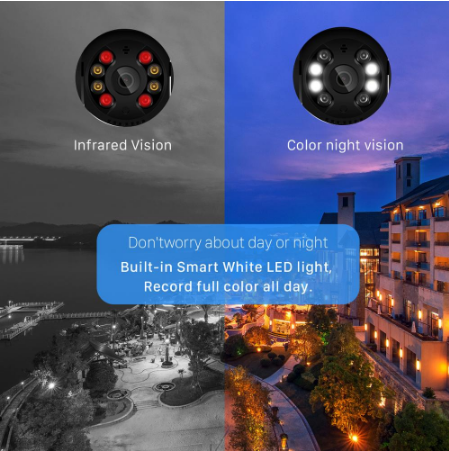 Наружная IP камера HD 1080P 2MP WiFi PTZ поворотная без sd-карты 4000669887458-2 фото
