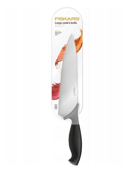 Класичний ніж шеф-кухаря Fiskars 20 см для нарізання м'яса та овочів 487389 фото