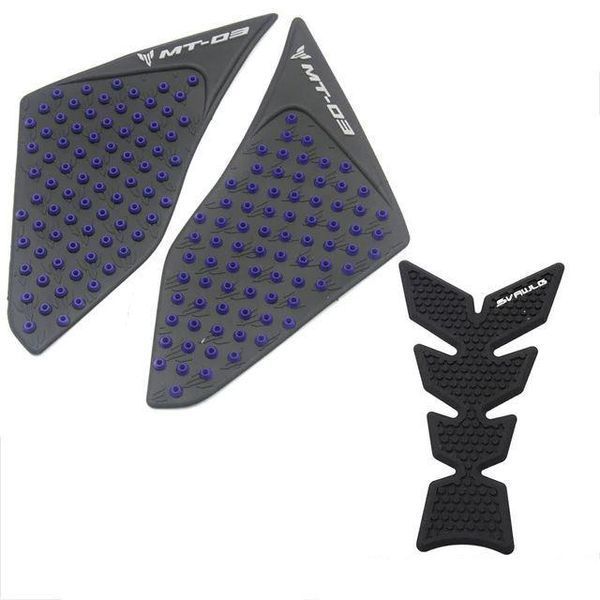 Наклейки гумові протиковзкі на бак мотоцикла Yamaha MT-03 2015-2016 4000152007109 фото