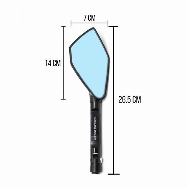 Дзеркала для мотоцикла пара для HONDA, KAWASAKI YAMAHA KTM DUCATI APRILIA 32873403834-Z101 фото