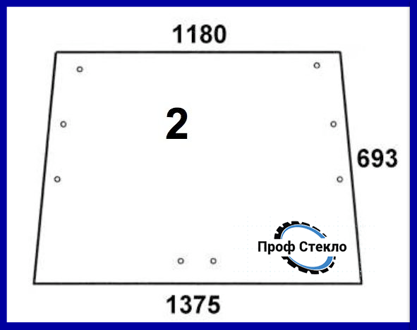 Скло Deutz-Fahr 3006 4006 4506 5006 5206 3607 4007 4507 4807 5207 6007 6207 6507 6807 7007 7207 7807 заднє 100000002 фото