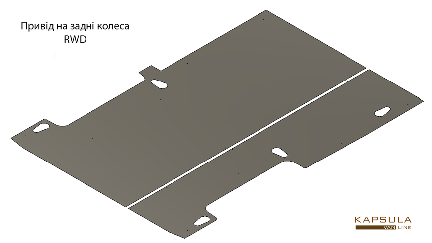 Підлога Ford Trasit SWB  RWD FWD (2000-2014) безкоштовна доставка по Україні FORDF-01 фото