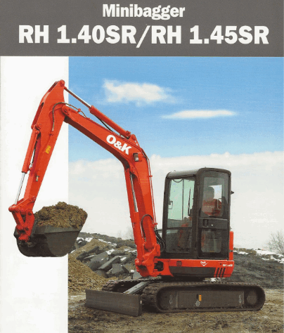 Скло двері верхнє міні екскаватор O&K RH1.40 SR, RH1.45 SR - з 2004 до 2005 року. 72953489 фото