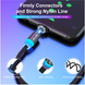 Зарядка магнитный кабель 2м USB-iOS Type-C Micro-USB (Black) 1005002231745991-2M фото 2
