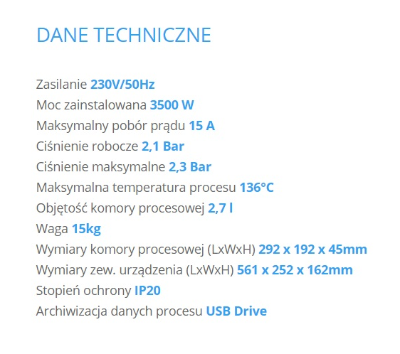 Автоклав для стерилізації інструментів 7881279707 фото