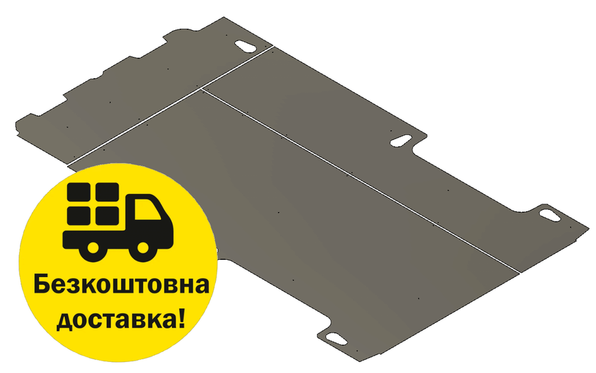 Підлога Ford Transit L2 MWB (2000-2014) середній вологостійка фанера FORDF-02 фото