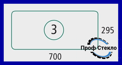 Стекло LINDNER Geotrac 63 73 83 93 103 104 114 124 заднее нижнее 65032003 фото