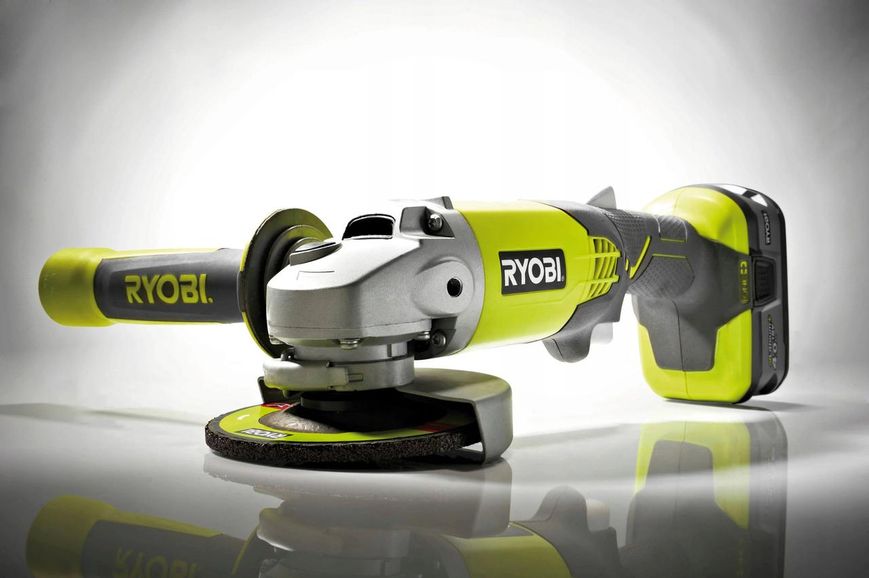 Угловая шлифовальная машина аккумуляторная болгарка Ryobi R18AG-0 18В 8475702598 фото